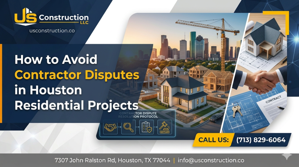 How to Avoid Contractor Disputes Residential Projects in Houston